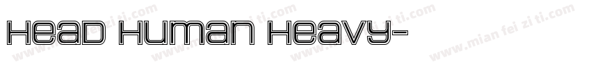 Head Human Heavy字体转换